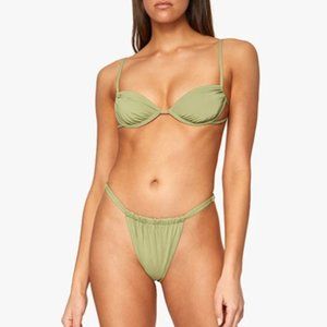 WeWoreWhat Green Bikini
